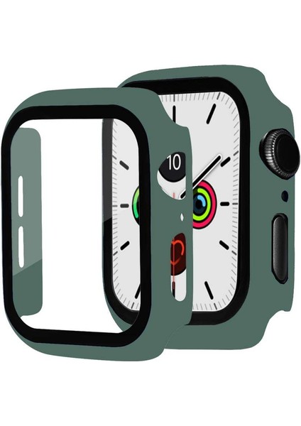 Apple Watch 2 3 4 5 6 Se (38 mm) Uyumlu Kılıf Kasa ve Ekran Koruyucu 360 Tam Koruma