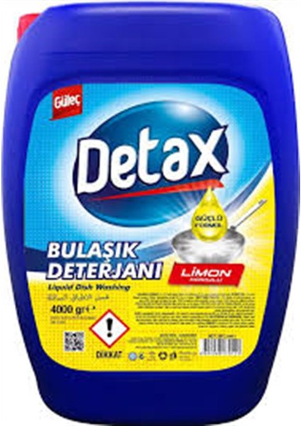 Detax Bulaşık Deterjanı Limon 4000 gr