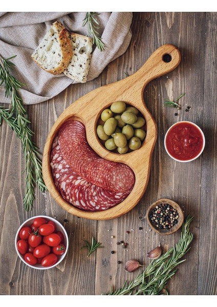 Ahşap Sunum Tabağı