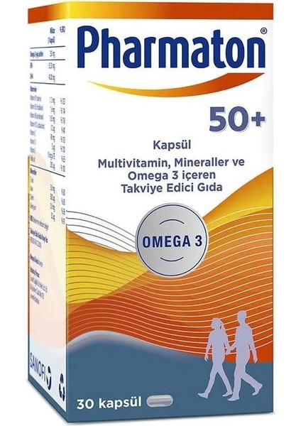 50+ Omega 3 30 Kapsül