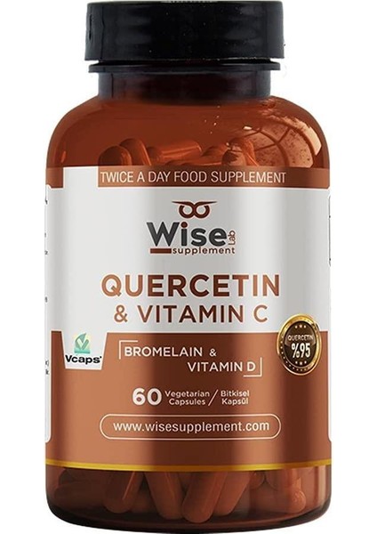 Quercetin 500MG 60 Bitkisel Kapsül