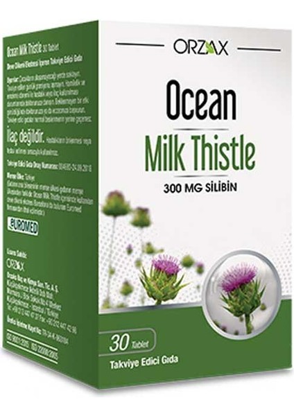 Ocean Milk Thistle Takviye Edici Gıda 30 Tablet