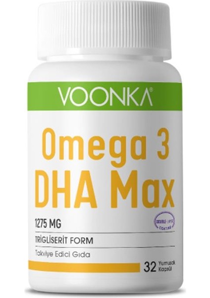 Omega 3 Dha Max Takviye Edici Gıda 32 Yumuşak Kapsül