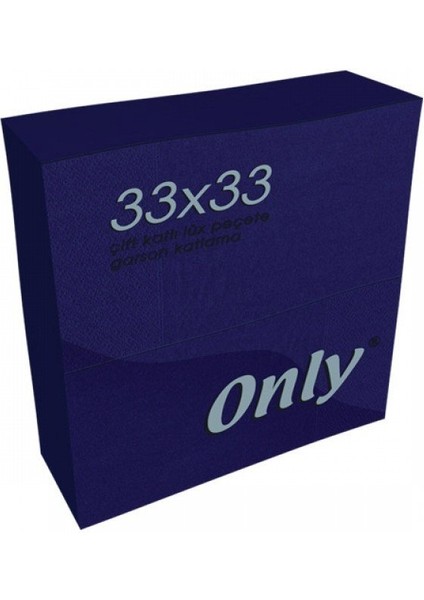 33*33 Lacivert Peçete 2 Katlı 100'LÜ fiyatları
