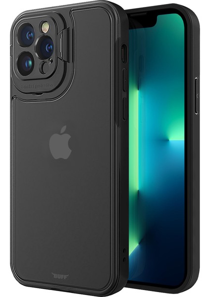 Apple iPhone 13 Pro Max Hybrid Corner Kılıf Siyah
