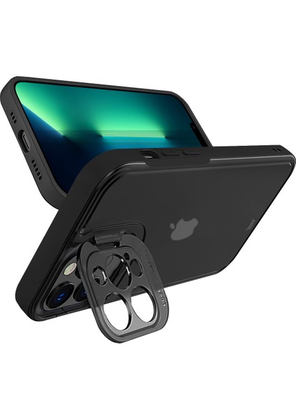 Apple iPhone 13 Pro Max Hybrid Corner Kılıf Siyah