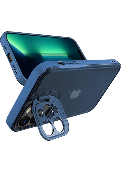 Buff Apple iPhone 13 Pro Max Hybrid Corner Kılıf Mavi fiyatları