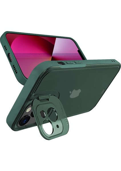 Apple iPhone 13 Hybrid Corner Kılıf Yeşil