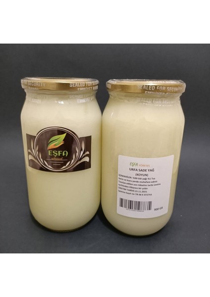 Urfa Sade Yağ - Ghee (Koyun) 900 gr