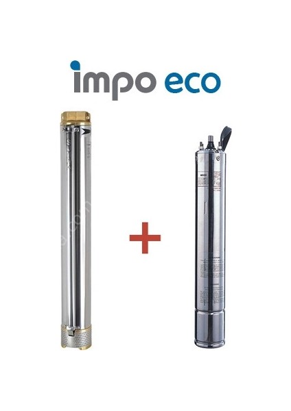 Impo Eco 1,5 Hp 380V 4sd4/14 Derinkuyu Dalgıç Pompa