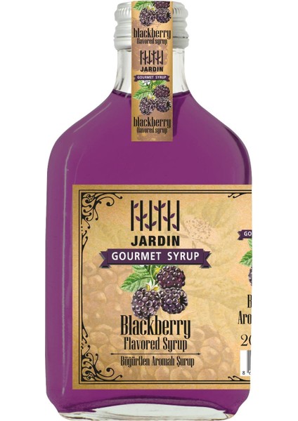 Böğürtlen Aromalı Şurup 200 ml