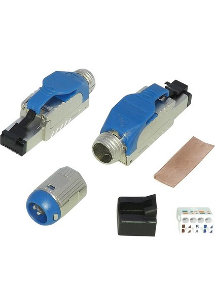 Asian Tech Store Cat7 Endüstriyel Tip IP20 Stp RJ45 Jack