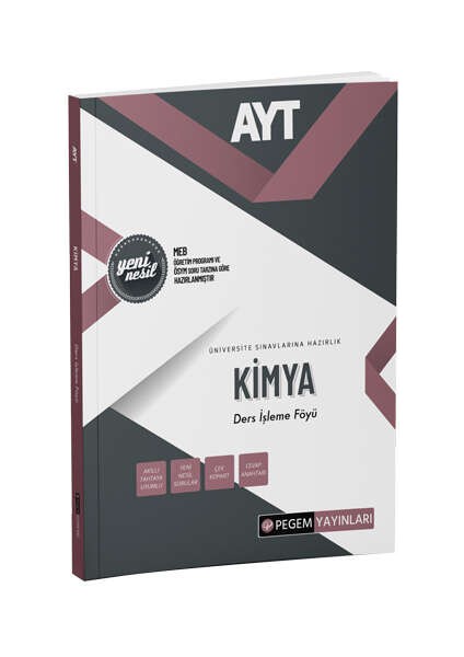 2022 AYT Kimya Ders İşleme Föyü
