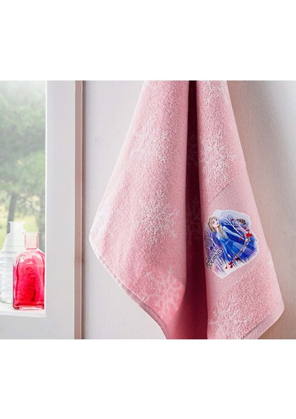 Lisanslı Çocuk Havlu Bornoz Seti 9/10 Yaş-Frozen Elsa Trust Pembe fiyatları