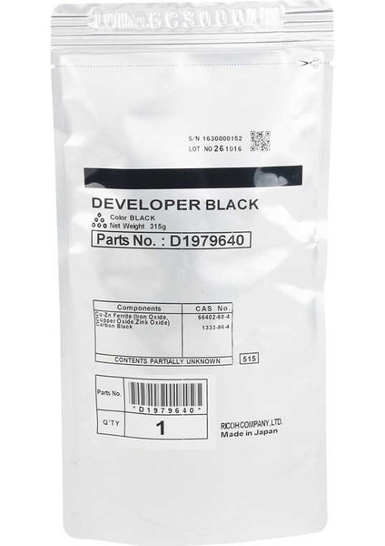 Aficio MP-3054 Orjinal Developer