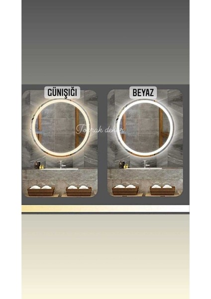70 cm Kumlamalı Dokunmatik Günışığı Ledli Banyo Aynası fiyatları
