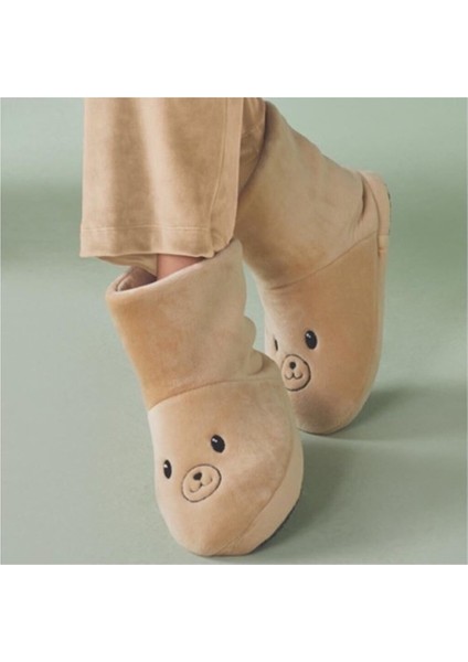 Kadın Ev Ayakkabısı Peluş Panduf