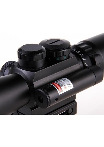 3.5-10X40 Nikula Zoomlu Av Tüfeği Dürbünü Tüfek Lazerli Dürbün