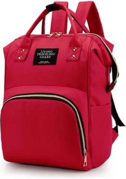 Büyük Kapasiteli Çok Fonksiyonlu Su Geçirmez Sırt Çantası - Kırmızı (Yurt Dışından)