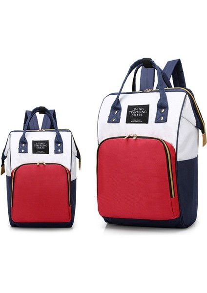 Büyük Kapasiteli Çok Fonksiyonlu Su Geçirmez Sırt Çantası - Kırmızı/beyaz/mavi (Yurt Dışından) fiyatları
