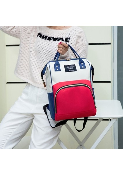 Büyük Kapasiteli Çok Fonksiyonlu Su Geçirmez Sırt Çantası - Kırmızı/beyaz/mavi (Yurt Dışından) modelleri