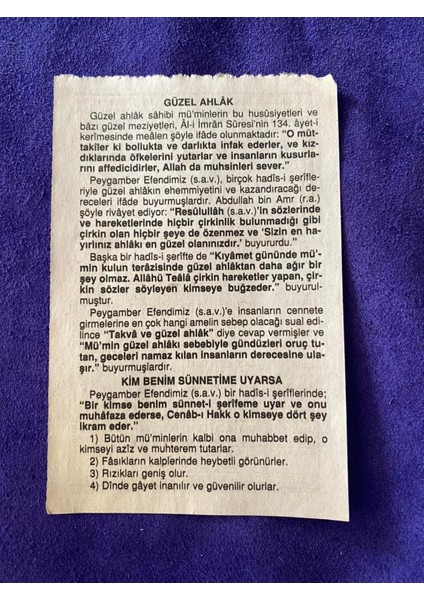 6 Nisan 2007 Takvim Yaprağı - Nostalji Koleksiyonluk Takvim Yaprağı