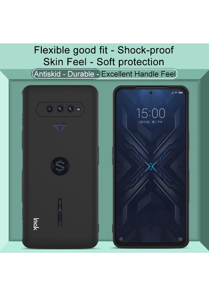 Imak Xiaomi Black Shark 4/4 Pro Tam Koruma Tpu Yumuşak Kılıf + Ekran Koruyucu (Yurt Dışından)