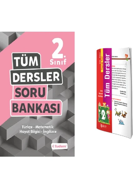 Tudem Yayınları 2. Sınıf Tüm Dersler Soru Bankası ve Tüm Dersler Yaprak Test