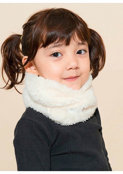 Stole Çocuk Peluş Boyunluk Atkı Kaşkol Rüzgar Geçirmez Polar Boyunluk Şalı modelleri