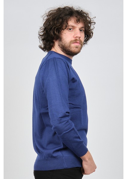 Erkek Bisiklet Yaka Yün Kazak 1572019 Saks fırsatları