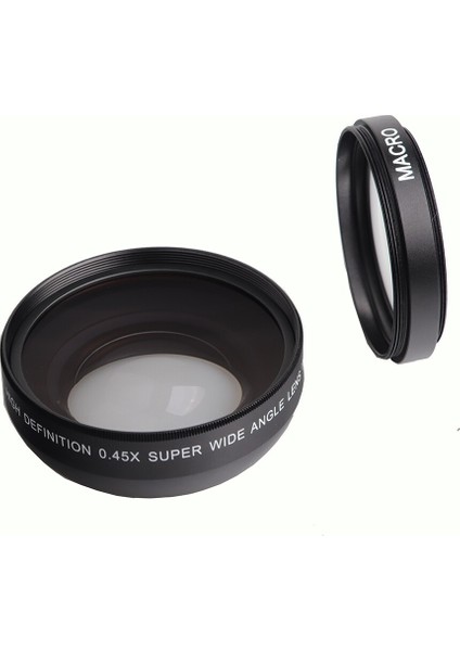 Lightdow 49MM 0.45X 2'si 1 Arada Geniş Açı Makro Dönüştürme Lensi, Sony NEX5C NEX3C Nexc3 NEX5N Fotoğraf Makinesi Içın (Yurt Dışından)