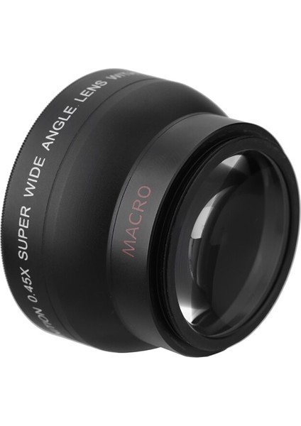 3C Store 37MM 0.45X Geniş Açı Lens ile Makro Lens Eklentisi Makro Dönüşüm Lensi Canon Nikon Sony Pentax Lens Içın (Yurt Dışından)