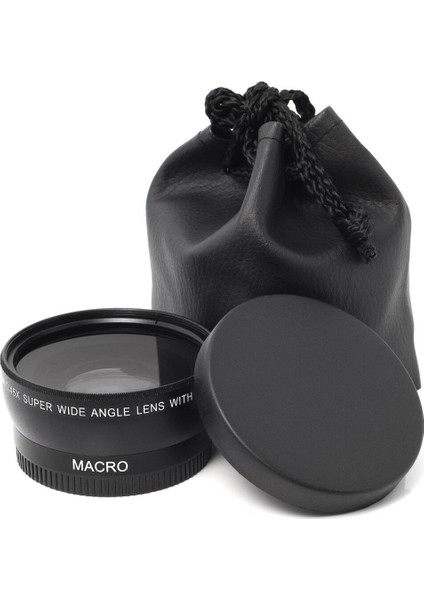 Lightdow 55 mm 0.45X Geniş Açı Lens Makro Lens Sony Alpha A77 A280 A290 A380 A390 A580 A590 Dslr Kamera Ücretsiz (Yurt Dışından)