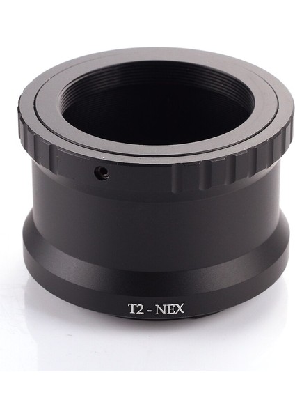 Lightdow Luminum Alaşım T2-Nex Telefoto Ayna Lens Adaptör Halkası Sony Nex E-Mount Kameralar Içın T2/t Montaj Lensini Takmak Içın (Yurt Dışından)