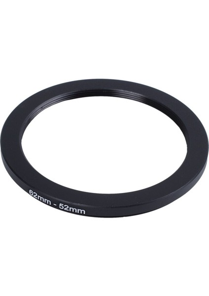 1x 62MM-52MM 62MM - 52MM Siyah Adım Aşağı Halka Adaptörü ve 7x Filtre Adaptörü Kamera Lens Filtresi Adım Aşağı Halka Adaptörü (Yurt Dışından)