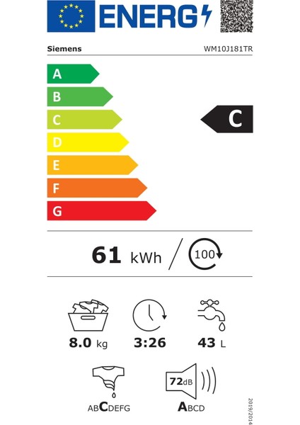 IQ100 WM10J181TR 8 kg 1000 Devir Çamaşır Makinesi