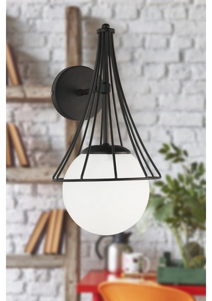 Lapis Aplik Siyah Beyaz Cam