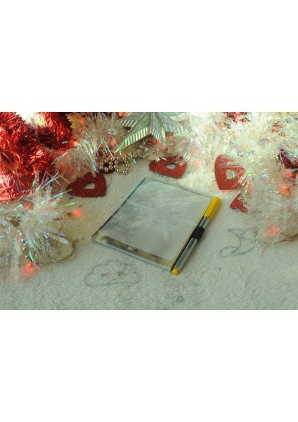 Nurçe Kartanesi Çizgili Kalemli Not Defteri Bloknot Memopad fiyatları