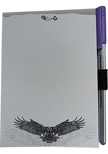 Kartal Düz Kalemli Not Defteri Bloknot Memopad