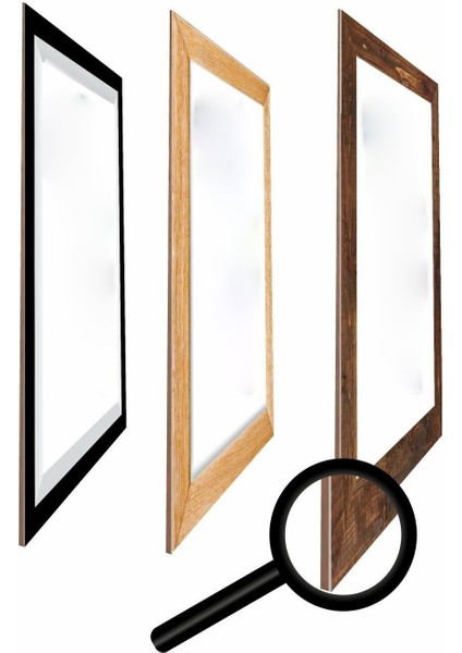 4'lü Ahşap Tablo Seti Mavi Yapraklar Salon Oturma Odası Yatak Odası Için Çerçeve Görünümlü Mdf Duvar Dekoru 60 x 20 cm
