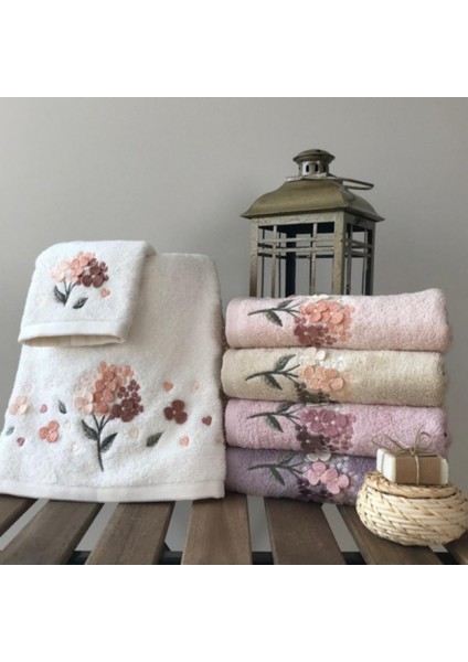 Nakışlı Mutfak Havlusu Narissa Bambu 30X50 (6 Adet)