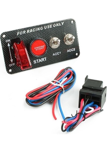 Universal Tuning Start Stop Düğme 2'li