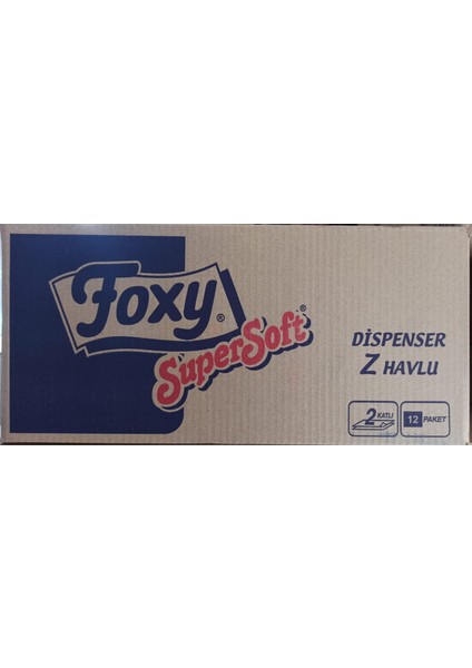 Foxy Supersoft Dispenser (Z) Havlu 12 x 100'LÜ