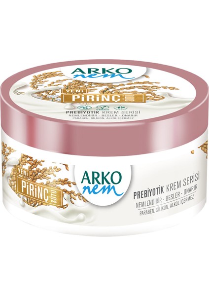 Arko Nem Arko  Nem Pirinç Sütü  Krem 250ML 3 Adet