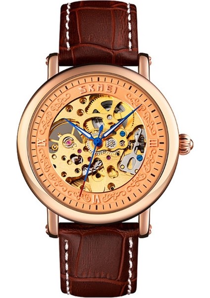 Skmeı 9209 Otomatik Hollow Mekanik Izle (Altın) (Yurt Dışından)