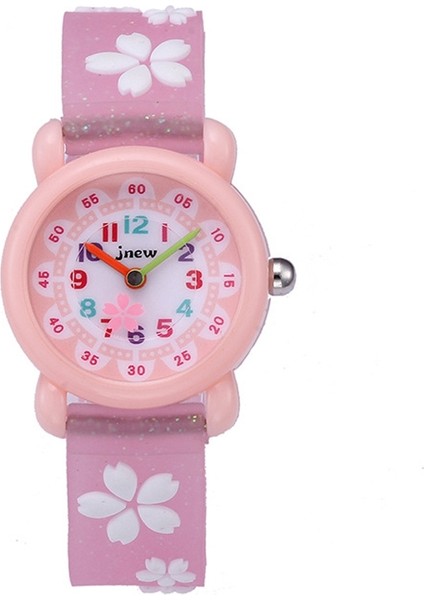 A335-86195 Çocuk Saati Sakura (Pembe) (Yurt Dışından)