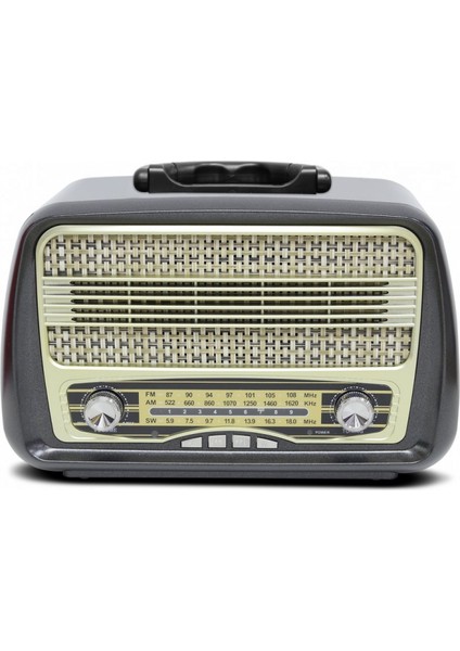 MD-1902BT Fm Bluetooth Hoparlör - Gri