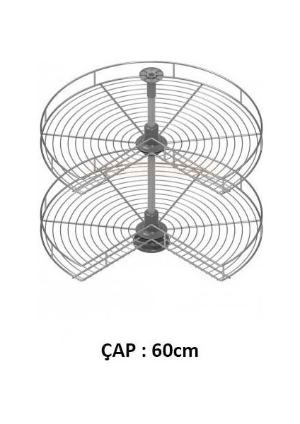 S-3020-C Döner 3/4/ Tel Sepet R:60CM