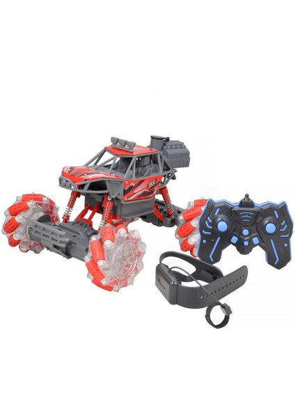Uzaktan Kumandalı Dumanlı 1:14 4x4 Drift Araç DH666-35 Kırmızı fırsatları