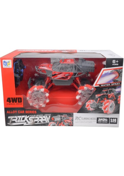 Uzaktan Kumandalı Dumanlı 1:14 4x4 Drift Araç DH666-35 Kırmızı indirimleri